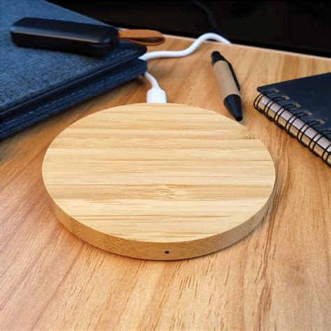 Eco Bamboo Wireless Charging Pad