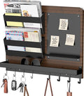 Wall-Mounted Key and Mail Organizer