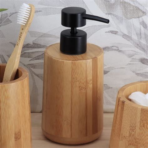 Bamboo Soap Dispenser Pump